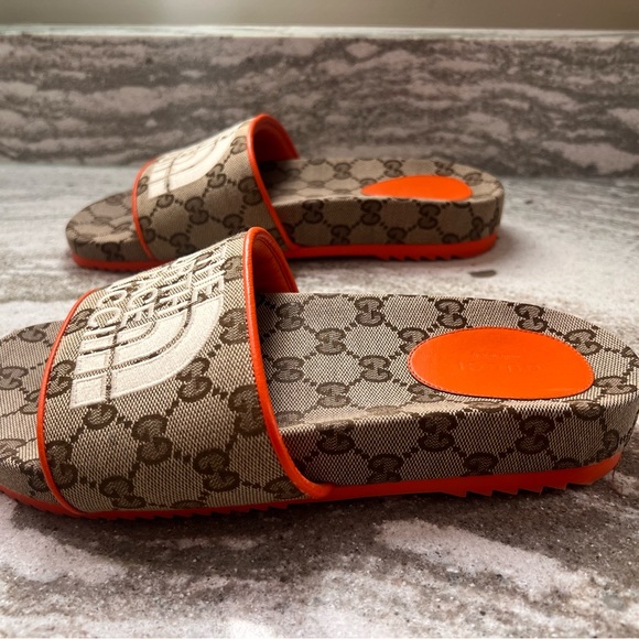 Authentic Gucci x North Face slides size 38 - Picture 4 of 9